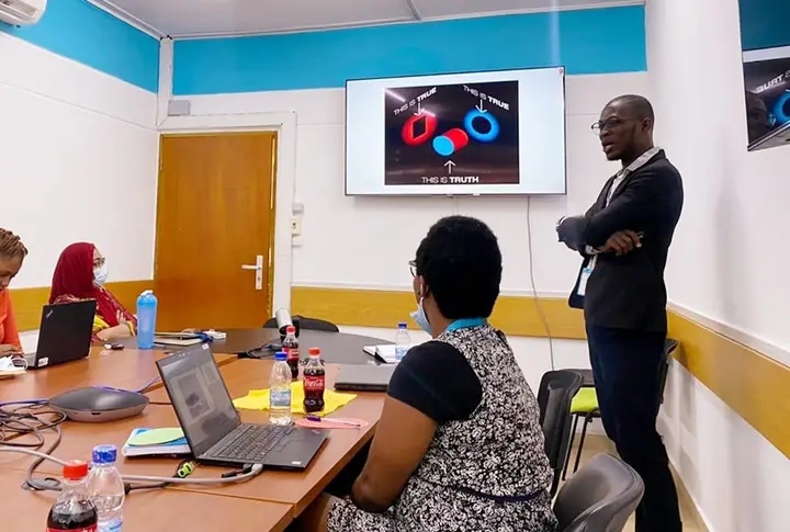 Accueil Formation soft skills avec le personnel de UNICEF Cote d'ivoire